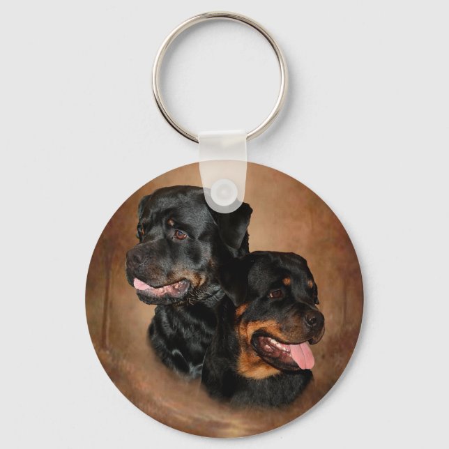 Rottweiler Keychain (Front)