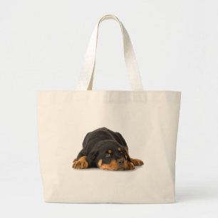 Rottweiler Large Tote Bag