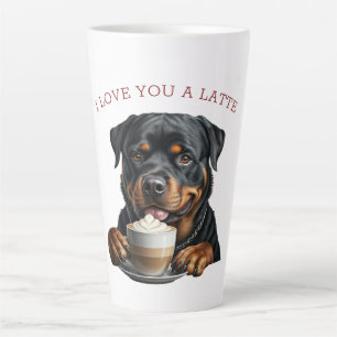 Rottweiler Latte Latte Mug