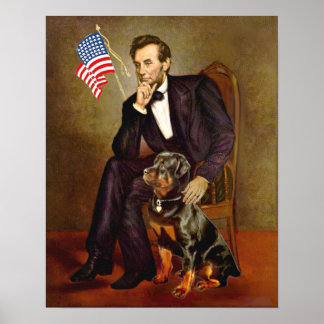 Rottweiler  - Lincoln Poster