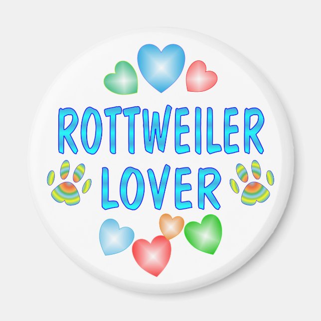 ROTTWEILER LOVER MAGNET (Front)