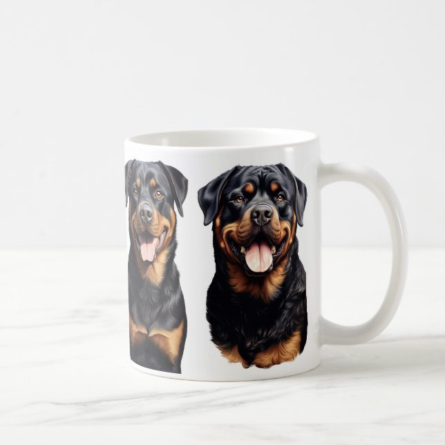 Rottweiler lovers coffee mugs  (Right)