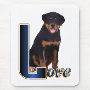Rottweiler Lovers Gifts Mouse Mat