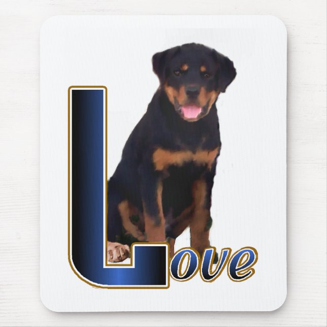 Rottweiler Lovers Gifts Mouse Mat (Front)