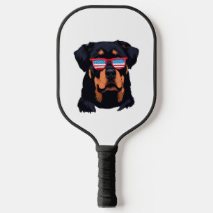Rottweiler Lovers Gifts Pickleball Paddle