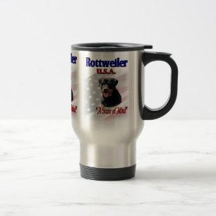 Rottweiler Lovers Gifts Travel Mug