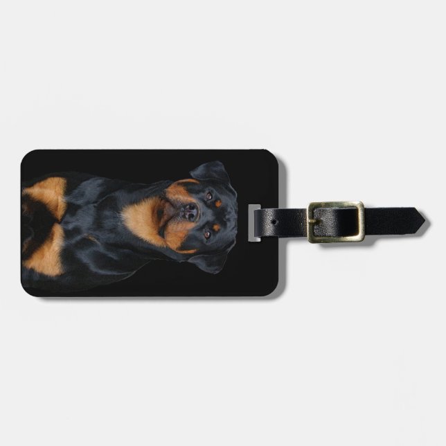 Rottweiler   luggage tag (Front Horizontal)