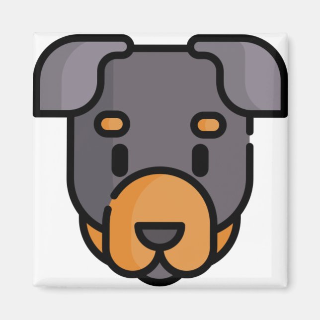 Rottweiler Magnet (Front)