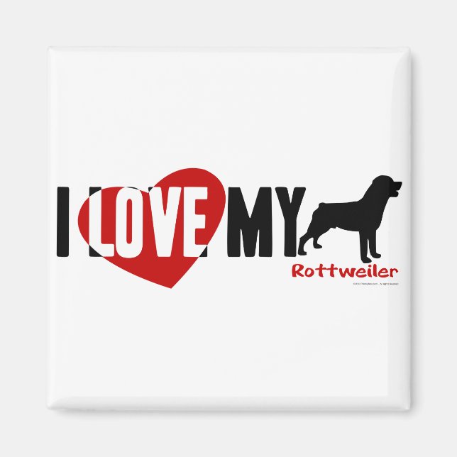 Rottweiler Magnet (Front)