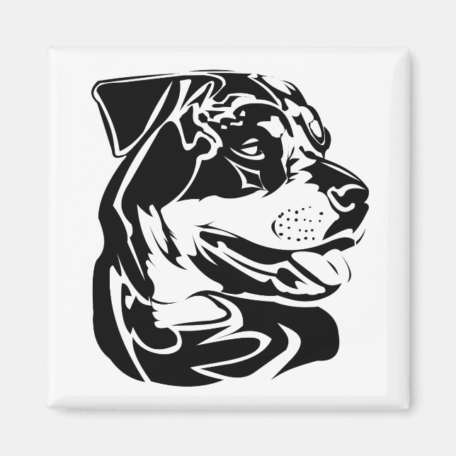 rottweiler magnet (Front)