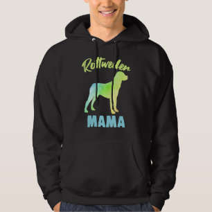 Rottweiler Mama Dog Owner Rottie Mum Animal  Fur P Hoodie