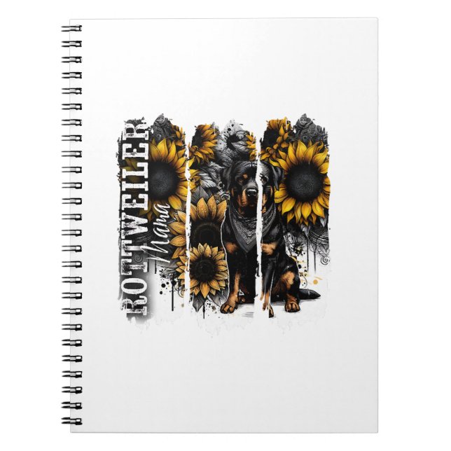 Rottweiler Mama Notebook (Front)