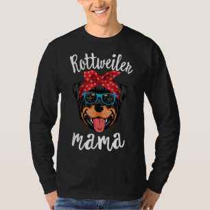 Rottweiler Mama Puppy Mum Dog Mama Lover Gift T-Shirt