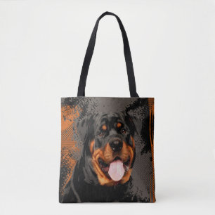 Rottweiler  - Metzgerhund Digital Art Tote Bag