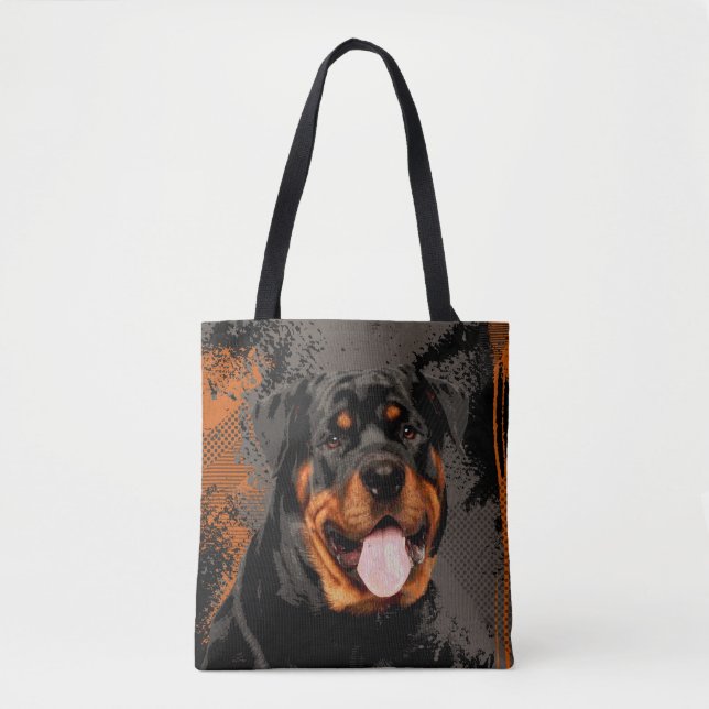 Rottweiler  - Metzgerhund Digital Art Tote Bag (Front)