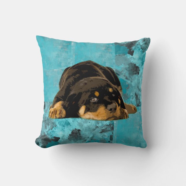 Rottweiler  - Metzgerhund Puppy Cushion (Front)
