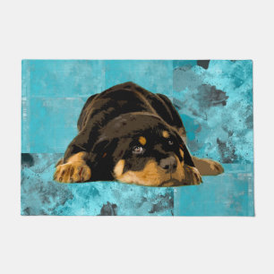 Rottweiler  - Metzgerhund Puppy Doormat