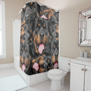 Rottweiler  - Metzgerhund Shower Curtain