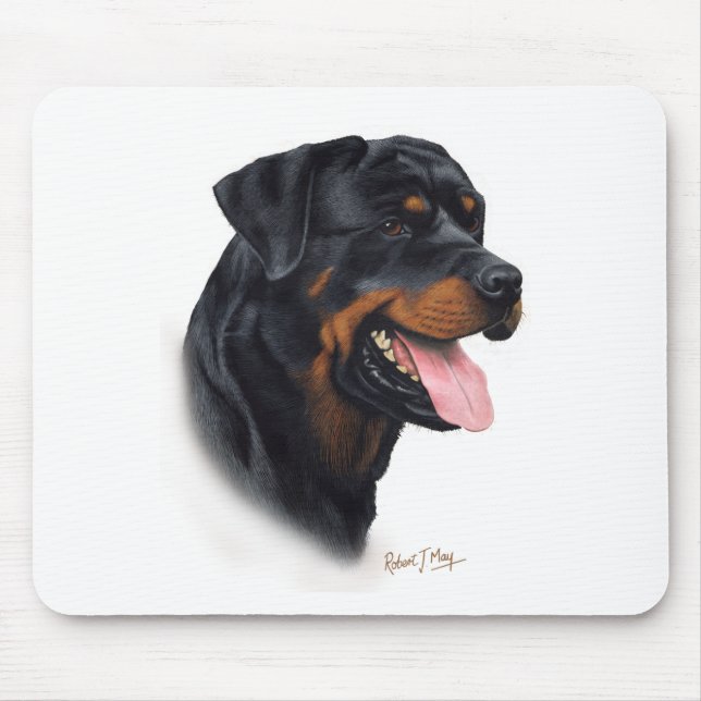 Rottweiler Mouse Mat (Front)