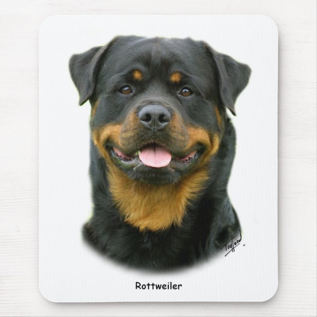 Rottweiler Mouse Mat (Front)