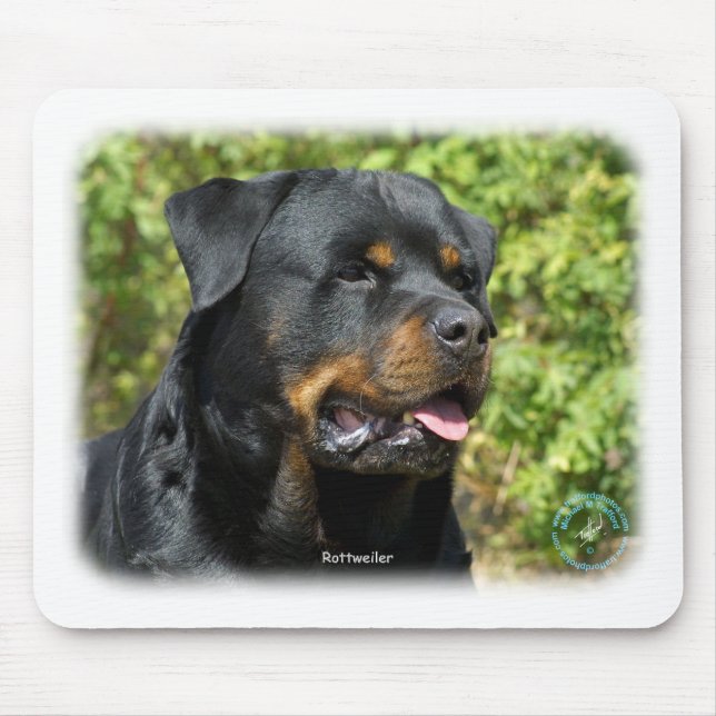 Rottweiler Mouse Mat (Front)