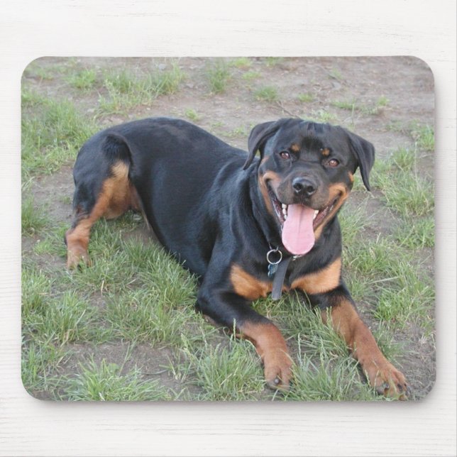 Rottweiler Mouse Mat (Front)