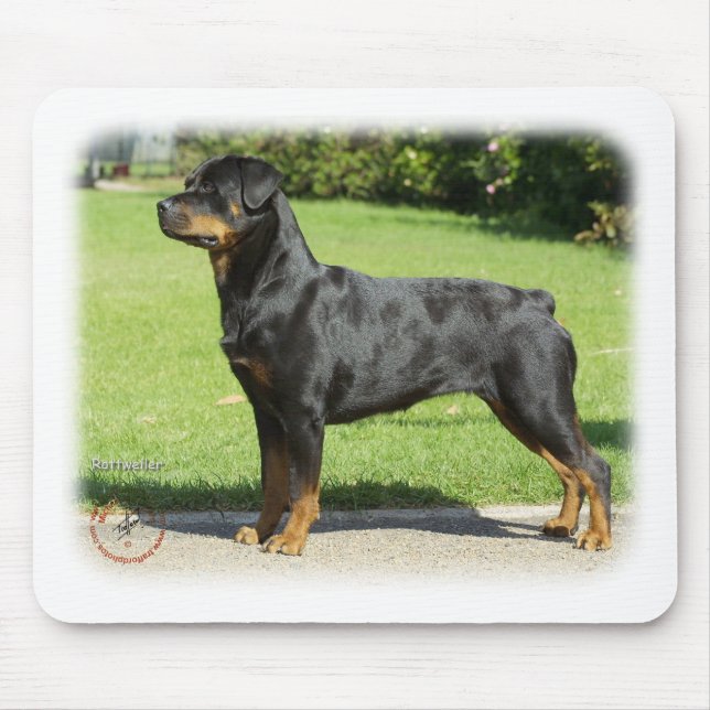 Rottweiler Mouse Mat (Front)