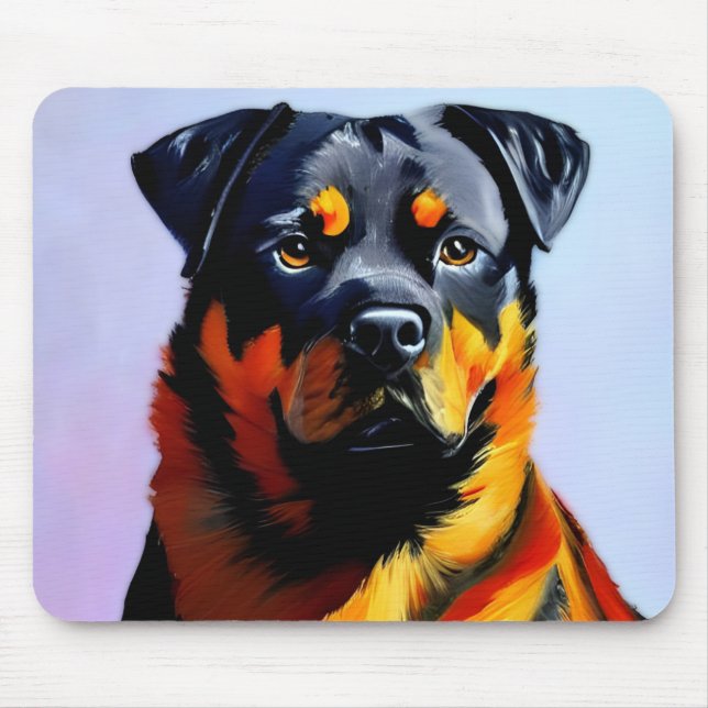 Rottweiler Mouse Mat (Front)