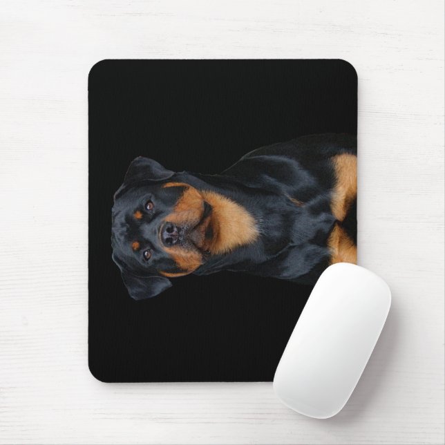 Rottweiler   mouse mat (With Mouse)