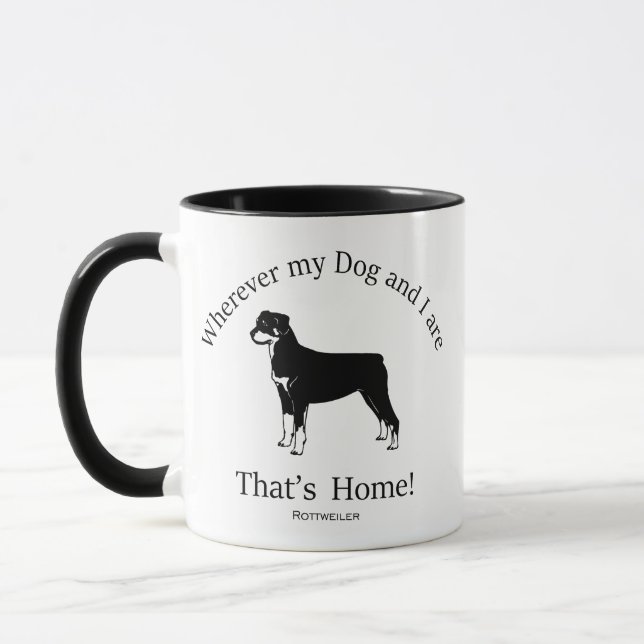 Rottweiler Mug (Left)