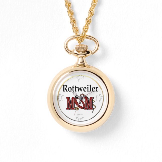 Rottweiler Mum Gifts Watch (Front)