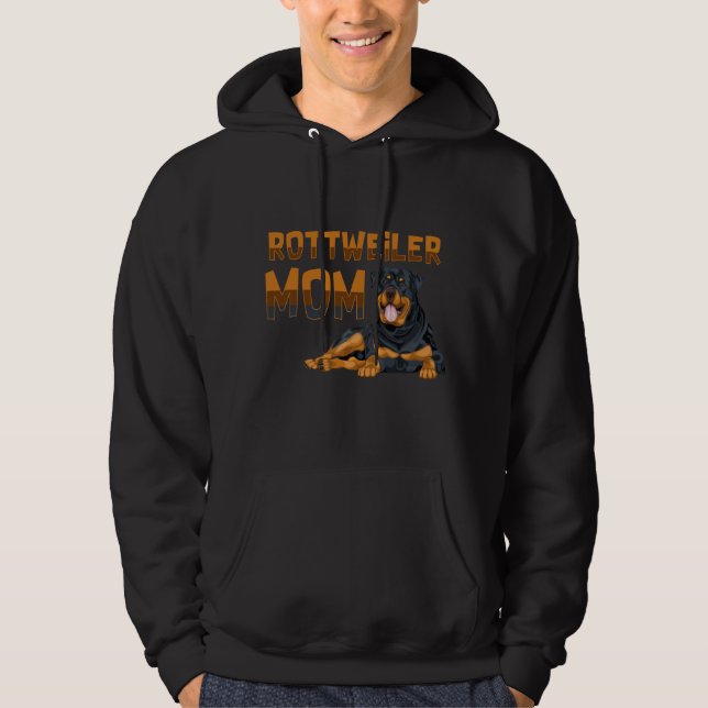 Rottweiler Mum Hoodie (Front)