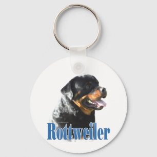 Rottweiler Name Key Ring