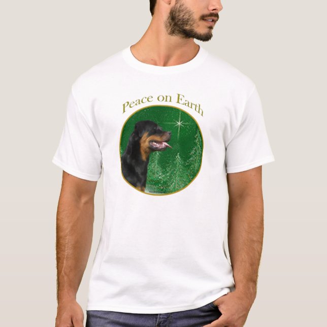 Rottweiler Peace T-Shirt (Front)