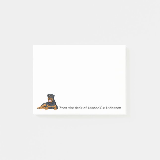 Rottweiler Personalise Notes (Front)