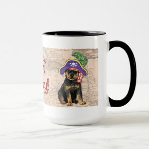 Rottweiler Pirate Mug