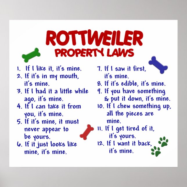 ROTTWEILER PL2 POSTER (Front)