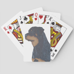 Rottweiler Playing Cards