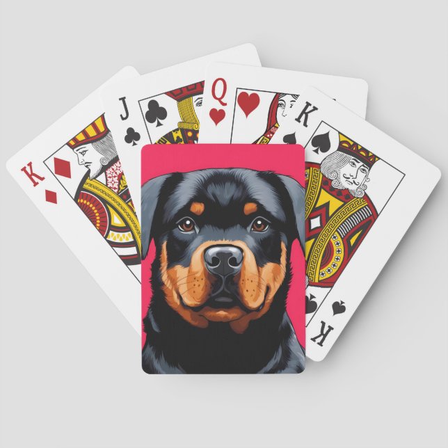 Rottweiler Playing Cards (Back)