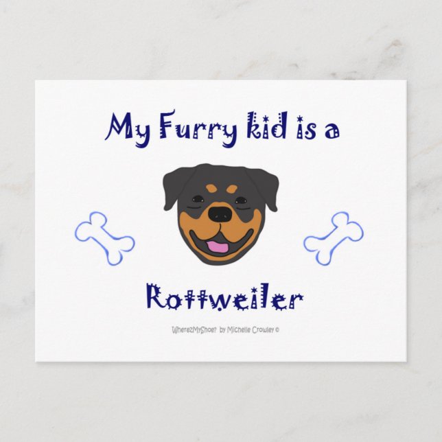Rottweiler Postcard (Front)