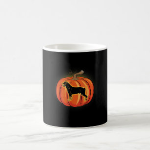 Rottweiler Pumpkin Halloween Costume Dog Lover Coffee Mug