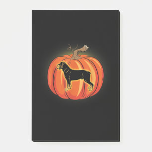 Rottweiler Pumpkin Halloween Costume Dog Lover Post-it Notes
