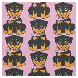 Rottweiler Pupppy Fabric