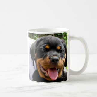 Rottweiler puppy face Dog Cute Coffee Mug