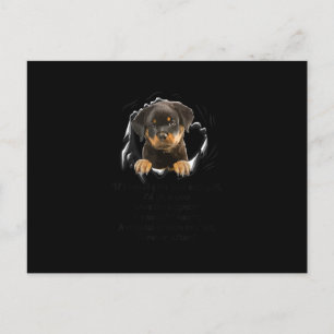 Rottweiler Puppy If I Could Give You Any Funny Gif Postcard