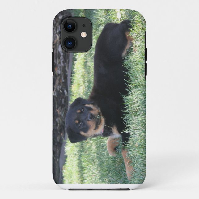 Rottweiler Puppy  phone case (Back)
