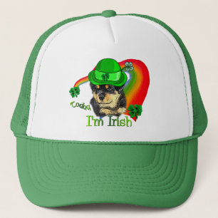 Rottweiler Puppy St Pattys Trucker Hat