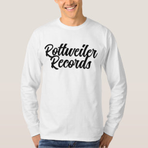 Rottweiler Records Men's Long Sleave T-Shirt W/ QR