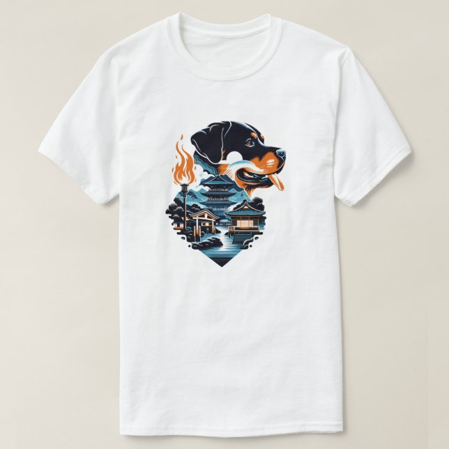 Rottweiler Reflections of Omizutori Tee (Design Front)