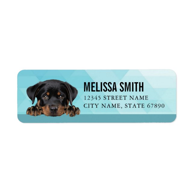 Rottweiler Return Address Labels (Front)